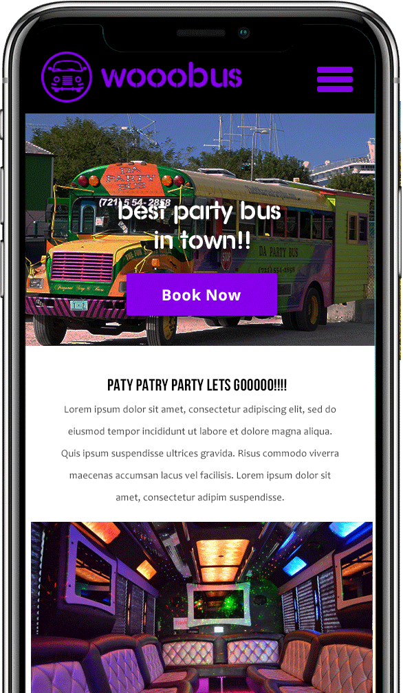 party bus mobile