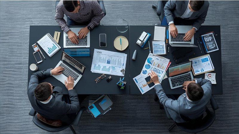 Event planners using digital tools